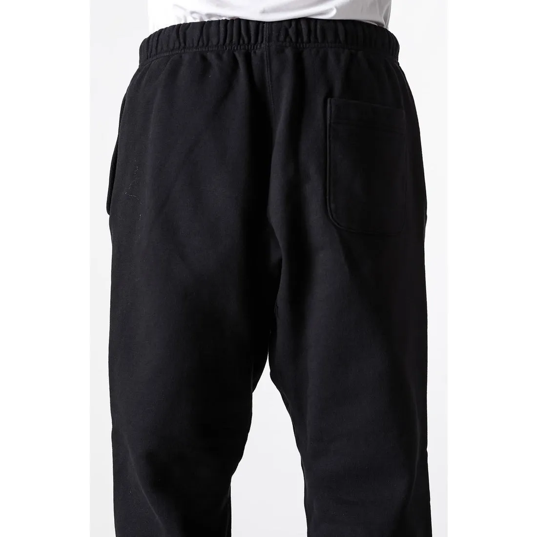 SAINT Mxxxxxx RIBON SAINT Sweat Pants/BLK Basic SAINT LOGO sweatpants Black S-XL God-cut Loose fit Four-needle six-thread boneless sewing Upper body comfortable Original light fleece sweatshirt fabric Original consistent fruit logo/angel logo